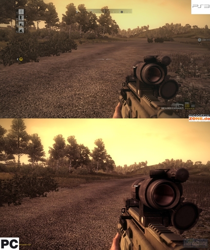 Operation Flashpoint: Dragon Rising - PC vs PS3